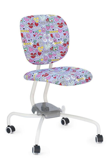 Детское кресло Растём вместе «Пёрпл Хат» (Purple Heart ZR2013) (Ткань «Purple heart»)