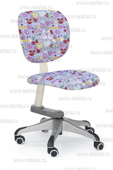 Детское кресло Растём вместе «Пёрпл Хат» (Purple Heart ZR2014) (Ткань «Purple heart»)