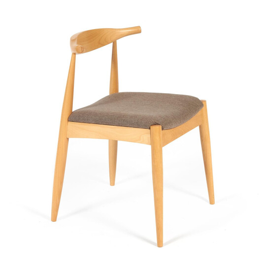 Стул с мягким сиденьем «Bull» (Булл) (Натуральный)