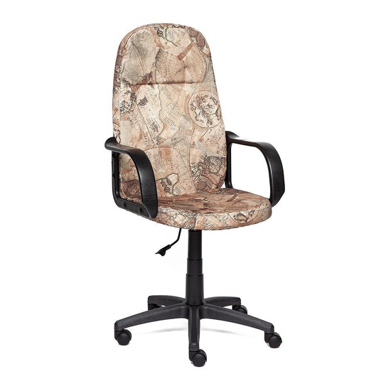 Кресло «Leader» (Ткань «Карта на бежевом»)