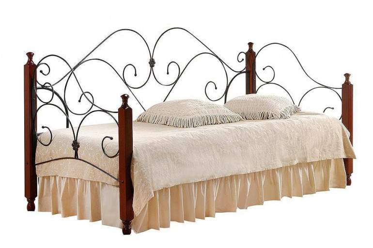 Кровать «Соната»+ основание из деревянных ламелей (90 см x 200 см)