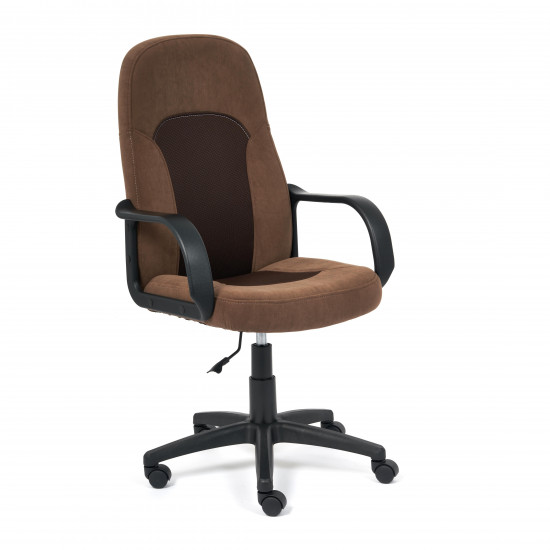 Кресло «Parma» (флок/ткань, коричневый, 6/TW-24)