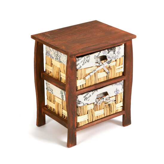 Тумба с 2 ящиками Secret De Maison BEL 2 ( mod. PE-10) (Brown (коричневый) ткань №HX21)