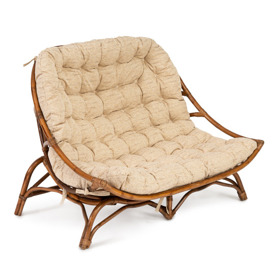 Софа VENICE / c подушкой / coco brown (коричневый кокос) + матрас Старт