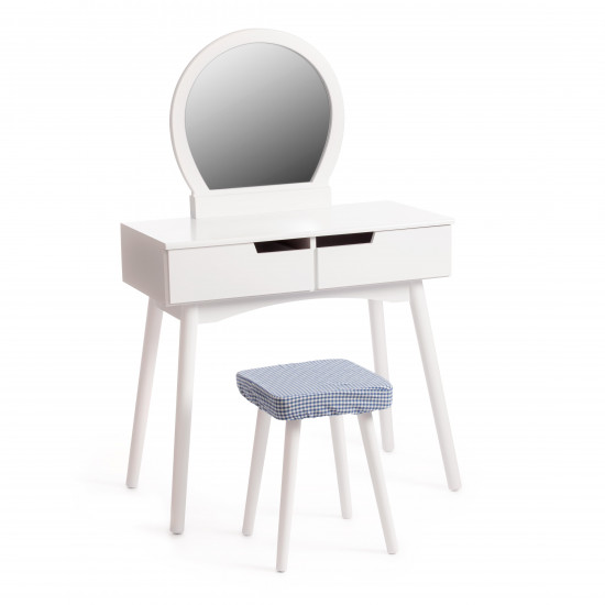 Туалетный столик с зеркалом и табуретом Secret De Maison FABRON (mod. TT-DT033) (Белый (White))