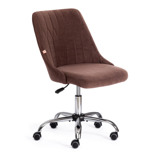 Кресло SWAN (флок, коричневый, 6)