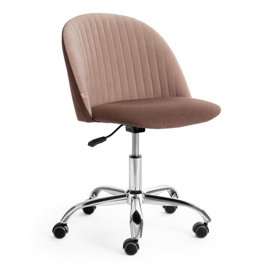 Кресло MELODY (ткань/флок, коричневый/бежевый, Orleans D6/7)