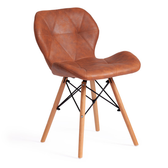 Стул STUTTGART (mod. 74) (античный коричневый RH02-13/натуральный)