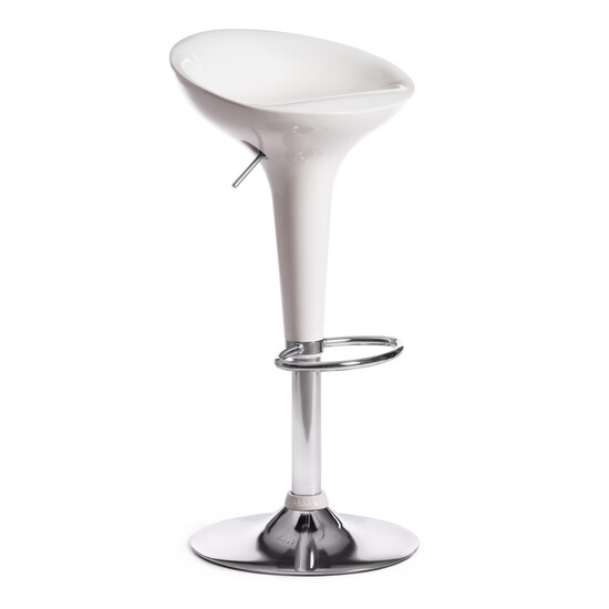 Стул барный NAIL (mod. KY801) (белый/хром)