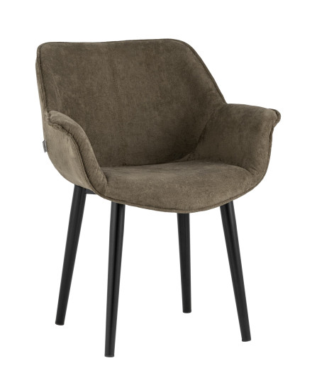 Стул с подлокотниками Мэйсон коричневый