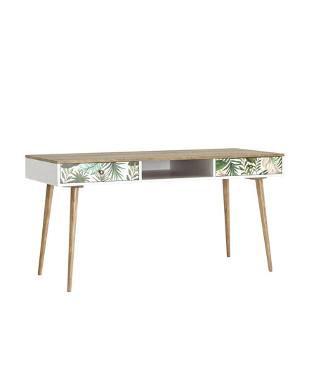 Стол рабочий Berber принт 4 с двумя ящиками