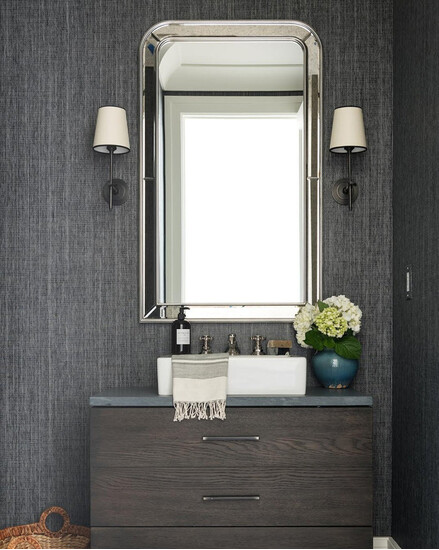 Зеркало "Гийом" silver