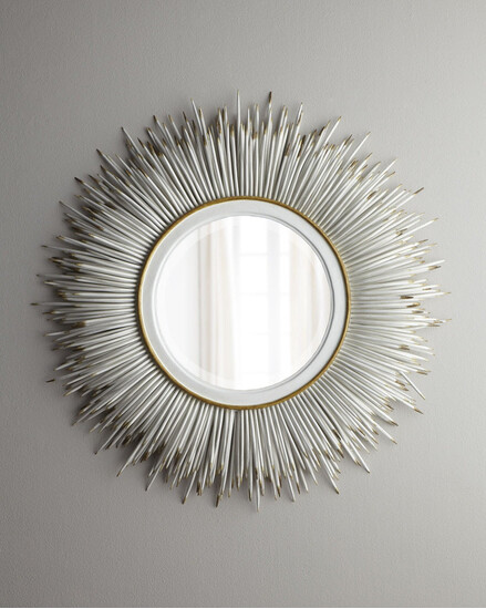 Зеркало "Ларс" white