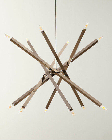 Люстра "Пэрис" silver