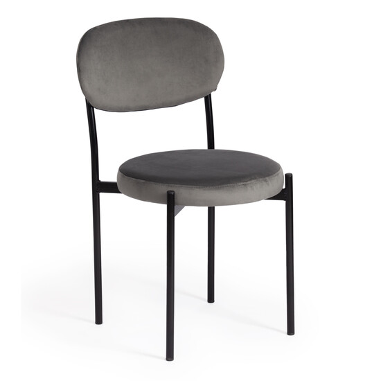 Стул REVO (mod. 7033) (серый barkhat 26/черный)