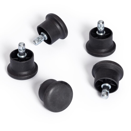Набор заглушек для кресла, 5 шт., D11 мм черный