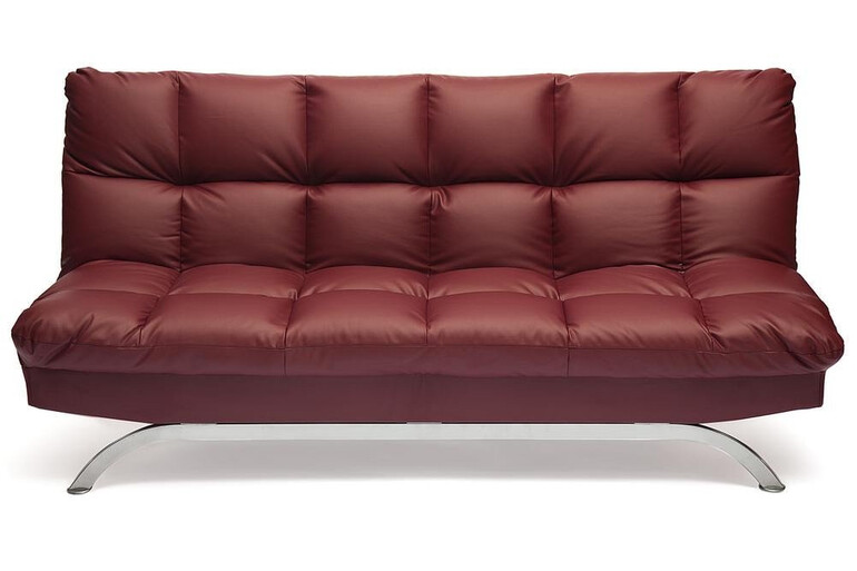 Диван-кровать «Америлло» (Amerillo) (Искусственная бордовая кожа)