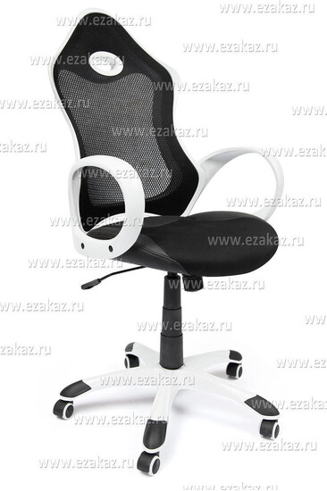 Кресло компьютерное «Ларедо» (Laredo) (Черная искусственная кожа + сетка)