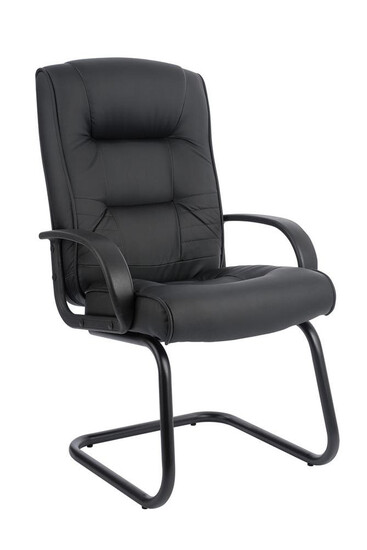 Кресло «Максима-С» (Maxima-S) (Искусственная чёрная кожа)