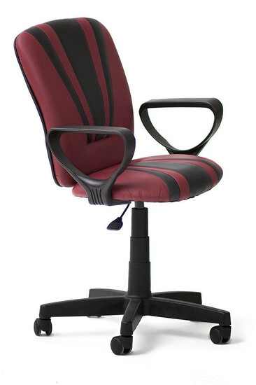 Кресло «Спектрум» (SPECTRUM) (Бордовая+чёрная искусственная кожа)