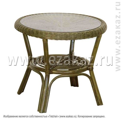 Стол из ротанга 02/08 (Мёд)