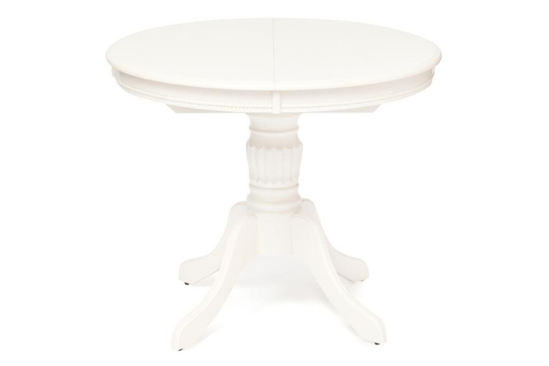 Стол обеденный раздвижной «Оливия» (Olivia Butter White) (Ivory white (слоновая кость)