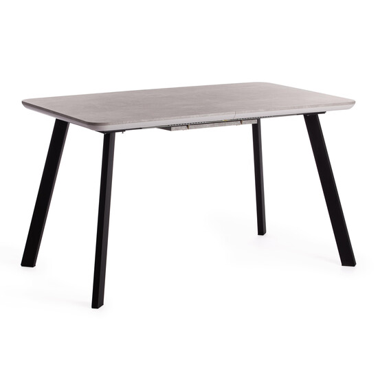 Стол обеденный NELSON Бетон/Черный