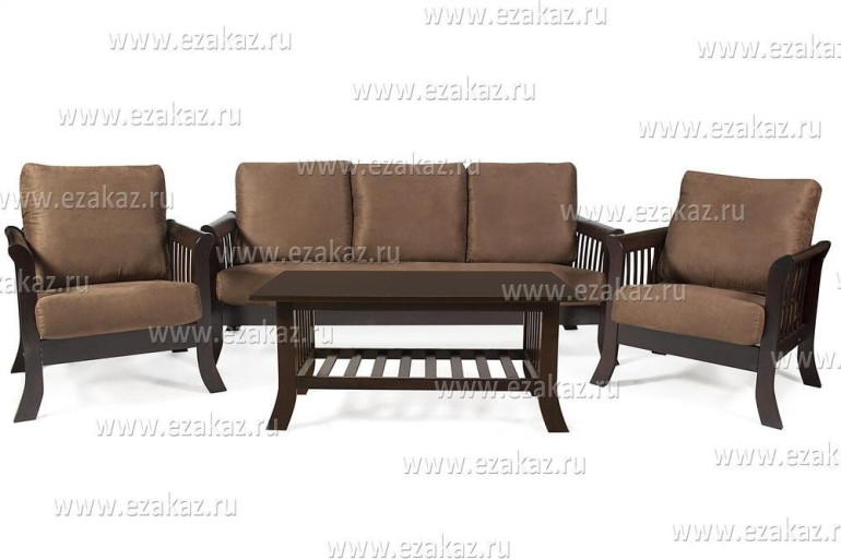 Комплект мягкой мебели «Чoпин» (Chopin) 9913 (cappuccino)