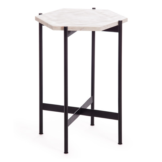 Столик кофейный Secret De Maison FENDY ( mod. 11980 ) (алюминиевый сплав/мрамор)