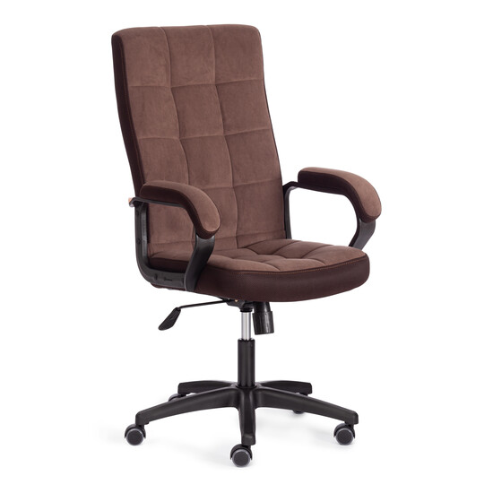 Кресло TRENDY (22) флок/ткань, коричневый, 6/TW-24