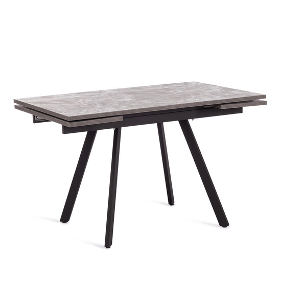 Стол VIGO ЛДСП/HPL/металл,  120 x 80 x 30 х 30 х 75 см, Чёрная сосна/чёрный