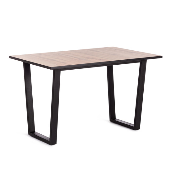 Стол COSTA ЛДСП/HPL/металл,  120 х 80 х 75 см, Северная сосна/чёрный