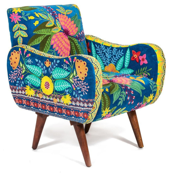 Кресло Secret De Maison «Sondrio» (blue/green) (Alba blue/green)