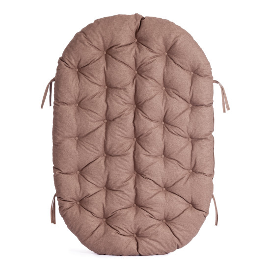 23/02 Матрац для кресла "Мамасан" экошерсть, коричневый, 1811-5