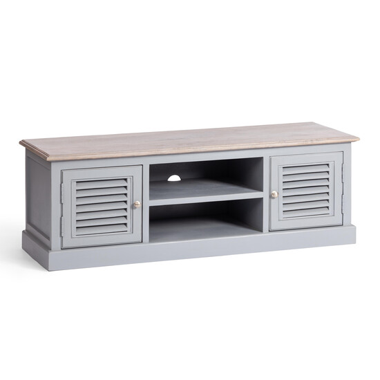 TV тумба Secret De Maison BRIGHTON ( mod.DA-2141 ) дерево акации/МДФ, 133х45х45 см, Antique grey/grey wash