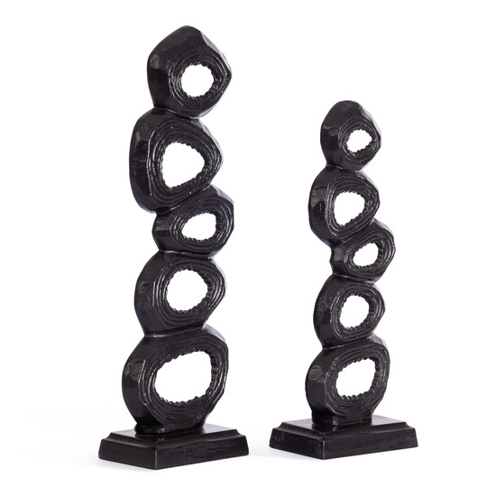 Набор статуэток Secret De Maison REFLEX ( mod. LS-0002 )  металл: аллюминий, 15 х 50см, 15 х 42 см, черный