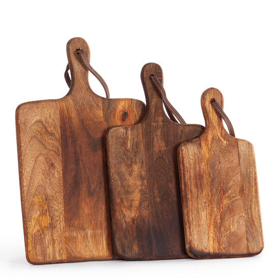 Набор разделочных досок Secret De Maison LORENA ( mod. LS-0252 )  дерево манго, 42 х 25 см , 37 х 20 см, 32 х 15 см, коричневый