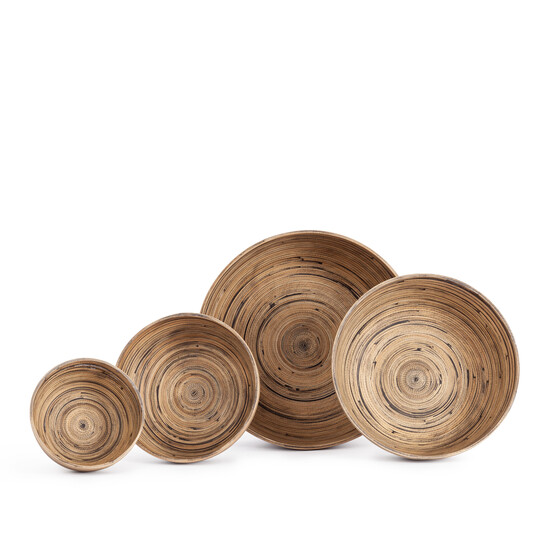 Набор чаш Secret De Maison VINZ ( mod. LS-0186 )  бамбук, 30 х 30 х 12 см , 25 х 25 х 10 см, 20 х 20 х 8 см,, бежевый