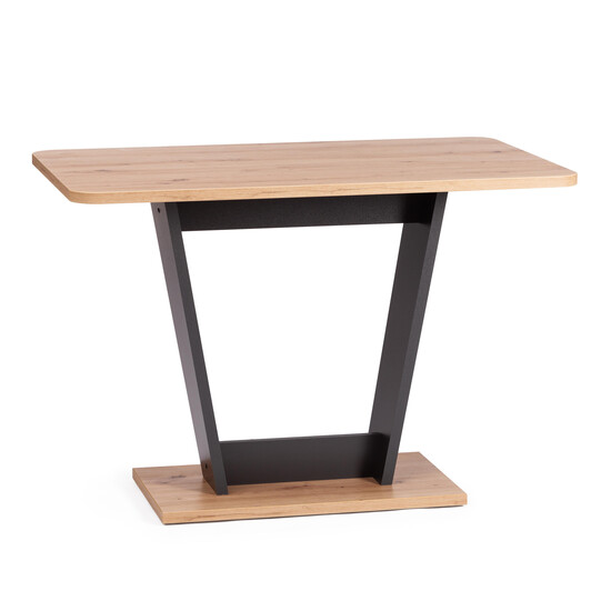 Стол обеденный TIBI нераздвижной ЛДСП, 68,6 х 110 х 75 см, Дуб артисан/Графит