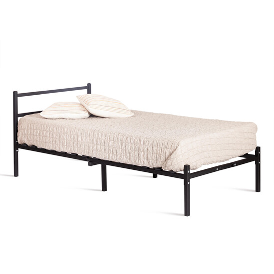 Кровать Marco металл, 90х200см, черный