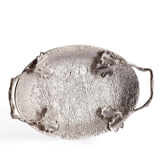 Поднос Secret De Maison MAPLE3 ( mod. 9587 ) алюминиевый сплав, 42x24x6,5 см, никель/nickel