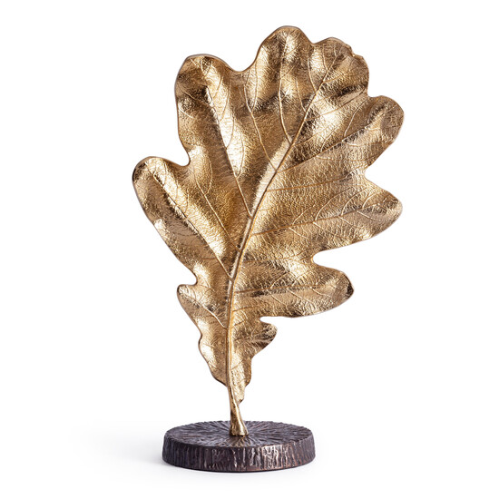 Декор Secret De Maison LEAF2 ( mod. 9736 ) алюминиевый сплав, 14x14x25 см, золотой, черный/gold, black powder coated