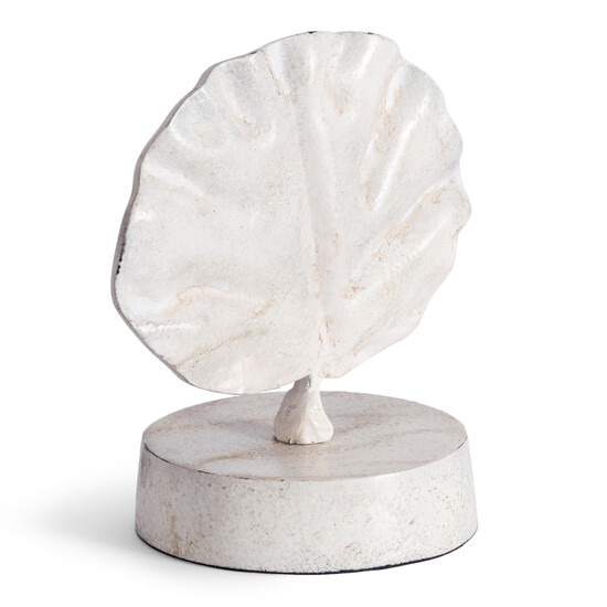 Декор Secret De Maison LEAF4 ( mod. 9762 ) алюминиевый сплав, 14x10x15,5 см,  белая платина/white antique plating