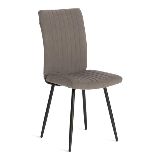 Стул обеденый Monte Carlo разборный, ткань велюр, 42х57х95см, серый/черный, (Porsche 9)