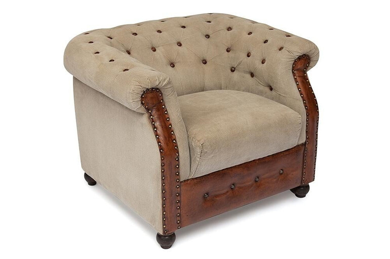 Кресло Secret De Maison «Челси» (Chelsey) 6696 (Коричневый ткань лофт)