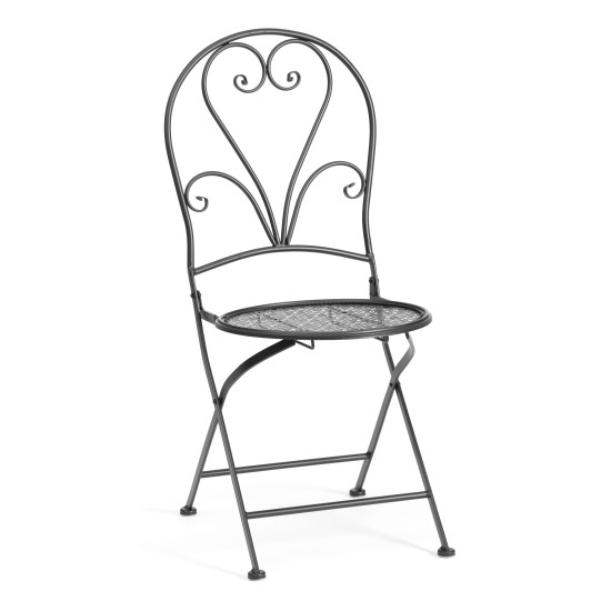 Стул Secret De Maison Love Chair (PL08-11140) стальной сплав, черный, 40х47,5х94 см