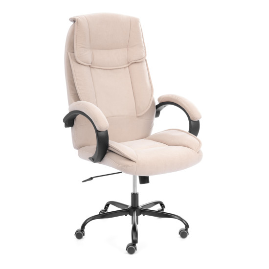 Кресло OREON metalBL велюр, бежевый, 7