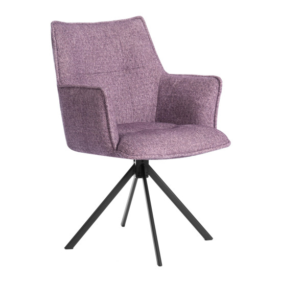 Кресло Lutz/Луц опора 360, велюр/букле, VT shape wood rose