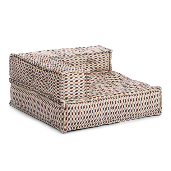 Модуль мягкий угловой Secret De Maison LICI (mod. 10099) шенилл жаккардового плетения, TD Smalta/2