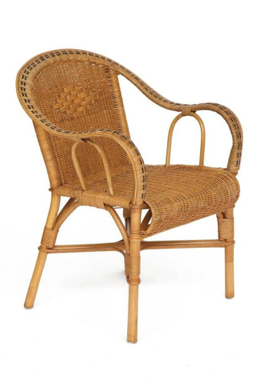 Кресло «Мерак» (Merak Chair) натуральный ротанг (Темный мед)